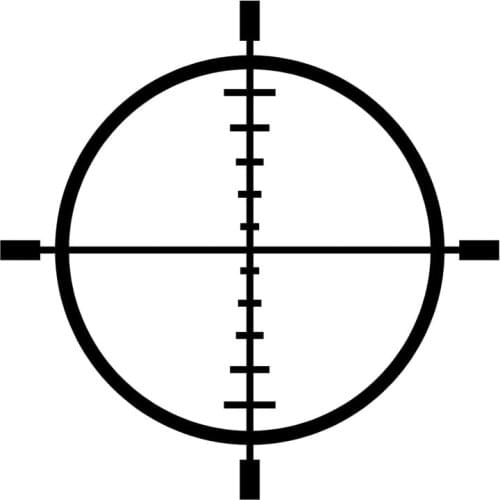 14.3cm*14.3cm Personality Funny Shooting Hunting Car Sticker Decal Vinyl S2-0379