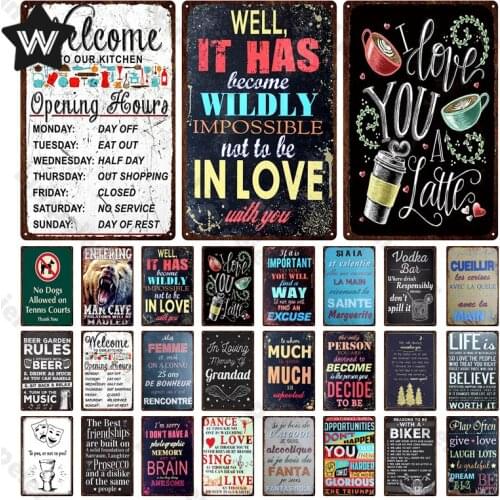 Vintage Man Cave Metal Plate Classic Violators Will Be Rude Tin Sign Metal Poster for Bar Pub Wall Decor Plaques Room Wall Signs