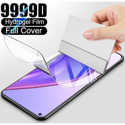 Protective Hydrogel Film For Realme C11 2021 C21 C3 C15 C12 Screen Protectors On Realmi C 21 3 11 12 15 RealmeC3 RealmeC21