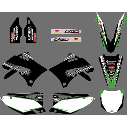 0024 New Style TEAM GRAPHICS & BACKGROUNDS DECALS STICKERS Kits for Kawasaki KX450 KX450F KX 450 450F KXF450 KXF 2009 2010 2011