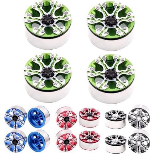1.9Inch RC Bead Lock Wheels Rims For 1/10Th Scale RC Crawle Car SCX10-KM2 RR10 TRX-4 TRX-6 D110 D90 TRAXXAS