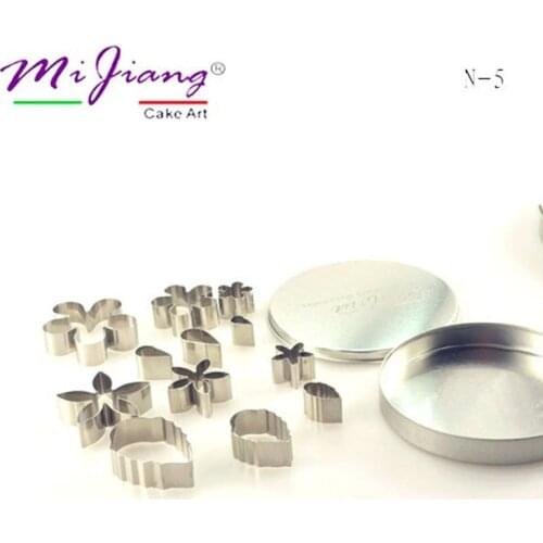 12pcs/set Various Stainless Steel Flower Petal Fondant Decoration Cookie Cutter Cake Decorating Tools Kitchen Accessories SN-5