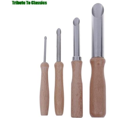 4 * DIY Molding Engrave Cutter Shape Carve Sculpture Modelling Cut Pottery Punch Hole Clay Ceramic Tool Wax Model Sludge Sculpt