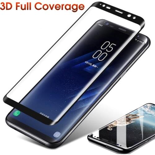 6D Curved Full Cover 9H Tempered Glass Guard For Samsung Galaxy Note8 S6 7 Edge S8 9Plus Screen Protector Phone Cases Film