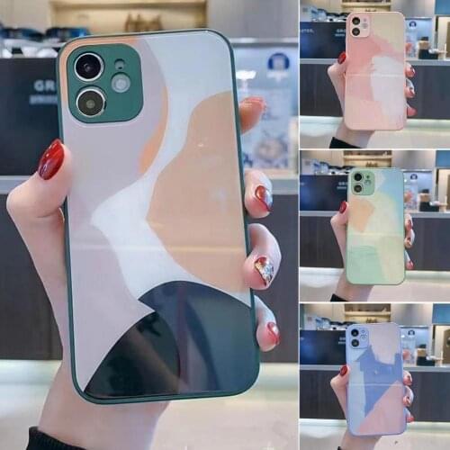 Phone Case Multifunctional Stylish Pattern Tempered Glass Practical Durable Smartphone Protective Shell for iPhone X/XR/11/11 Pr
