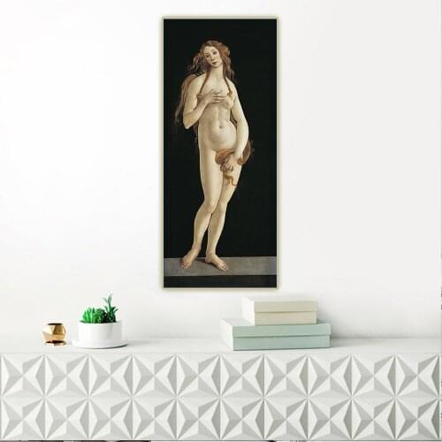 Citon Sandro Botticelli《Venus》Canvas Oil Painting Artwork Poster Picture Wall Background Decor Home Decoration