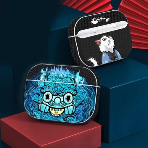 For Airpods Pro 3 1 2 Earphone Bluetooth Hoofdtelefoon Cover Set Bag Anti-fall Cute Soft Silicone Painted Headset Matte Fundas