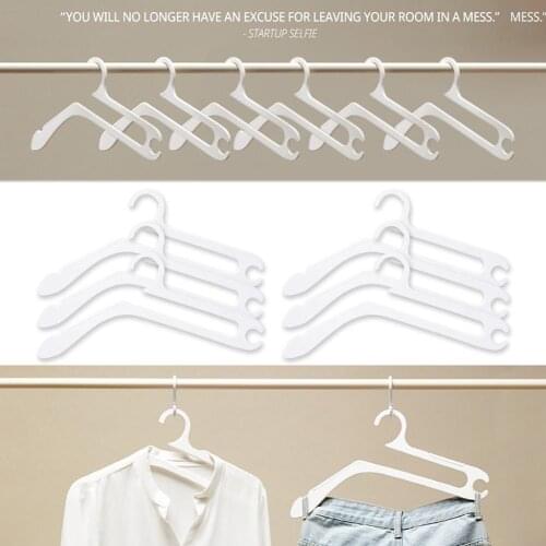 Home Space Saving Antiskid Clothes Hanger Drying Rack Hook Closet Organizer