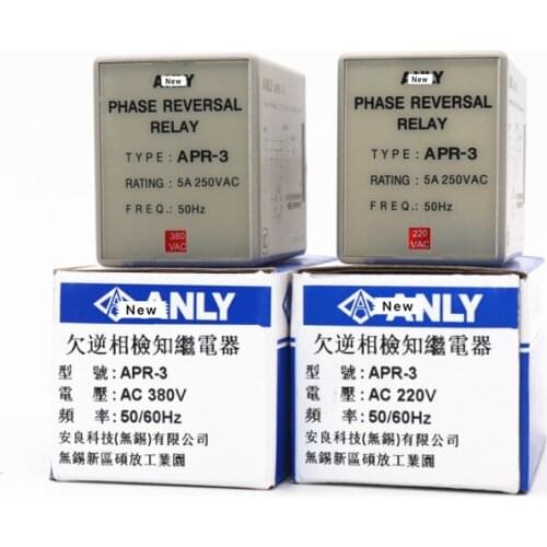 APR-3 Taiwan owe protection relays reverse phase sequence relay APR-3 380V