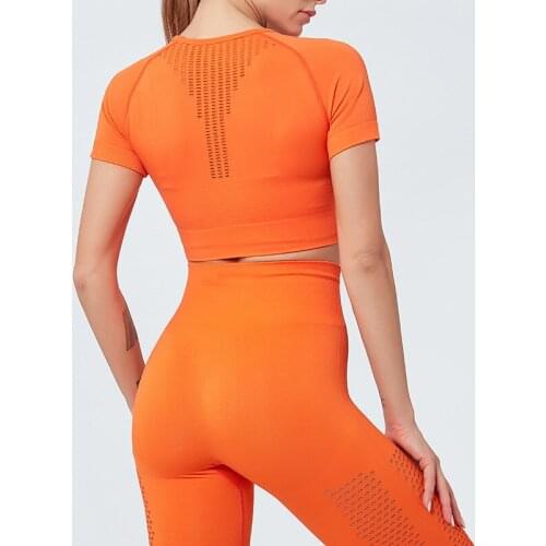 Yoga Set Women Fitness Clothing Seamless Sports Set Tight Trousers Gym Leggings 2 Pieces Tracksuits Sports Bra Women Sportswear