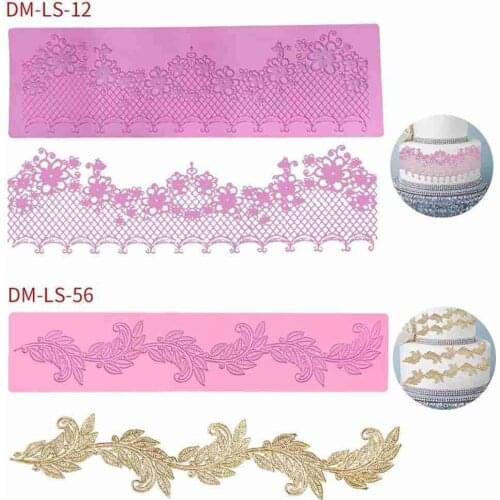 Lace 3D Fondant Cake Silicone Mold Chocolate Cake Dessert Decoration DIY Kitchen Baking Mold