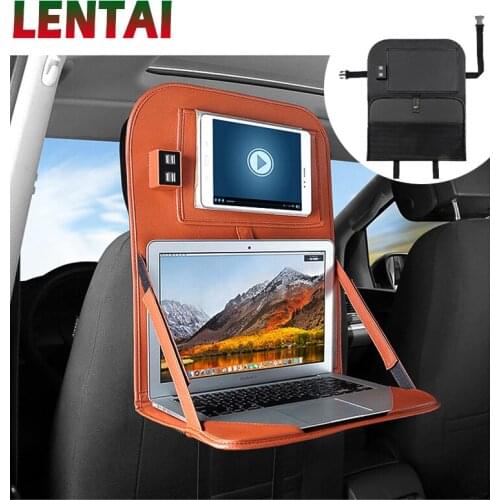 LENTAI Car Styling Folding Seat Back Pouch Storage Bags For Honda Civic 2017 Skoda Octavia a7 a5 Mazda 3 6 CX-5 Accessories