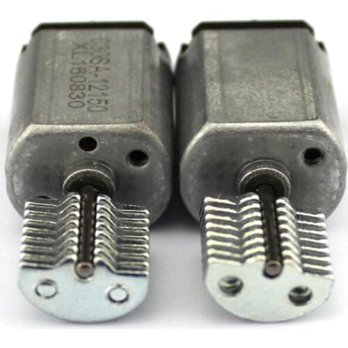 DC 3V 0.3A 2450RPM Output Speed Micro Vibrating Motor, 18.5*15*11.5mm Silver Miniature vibrating head motor