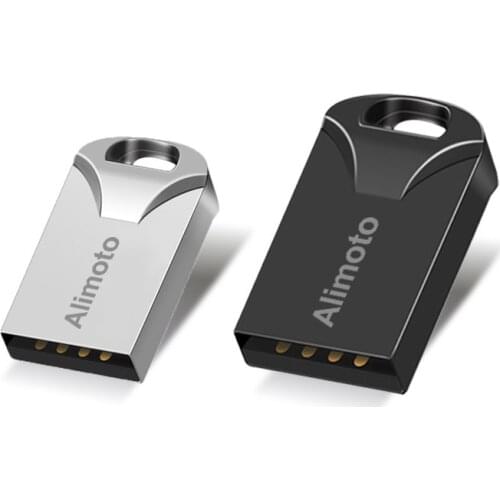 Mini Metal Slim USB2.0 Memory High Speed Alimoto USB Flash Drive
