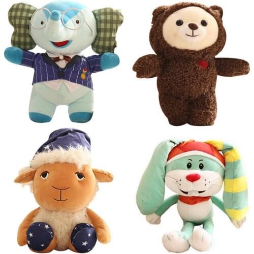 Cartoon Anime TV Plush Toy Rainbow Ruby Thunderbell Rabbit Choco Bear Ellie Deer Mayor Ling Ling Elephant Soft Stuffed Doll