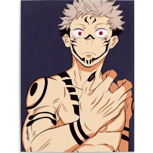 Prints Pictures Home Decoration Jujutsu Kaisen Wall Art Modular Anime Poster Painting Cuadros On Canvas For Living Room No Frame