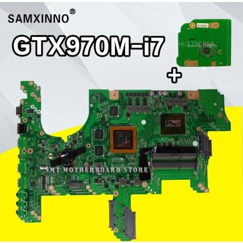 Send board+G751JT Motherboard I7-GTX970M For Asus G750 G751J laptop Motherboard G751JT Mainboard G751JT Motherboard