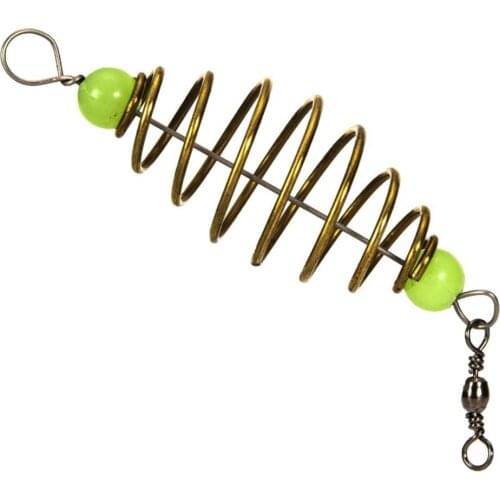 10Pcs/Pack Bait Feeder Spring For Carp Fishing Freshwater Saltwater Fishing Fishing Rig Bait Feeder Cages