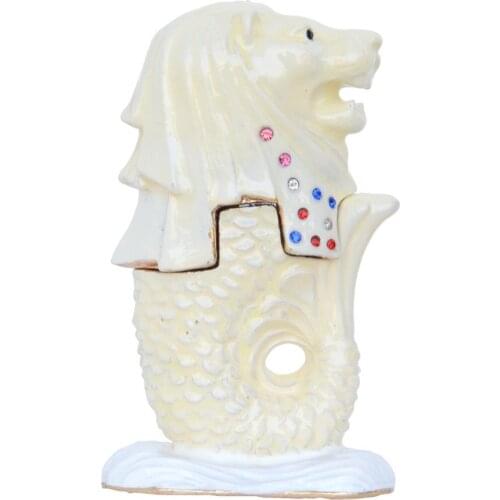 Merlion Craft jewelry Trinket Box Singapore Ring necklace Earring/Pendant holder Novelty gifts