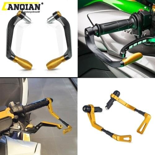 7/8" 22mm Motorcycle Lever Guard For YAMAHA XJ650 XS650 SE XS750 XS1100 RD400 DT125LC MK2&MK3 Brake Clutch Lever Guard Protector