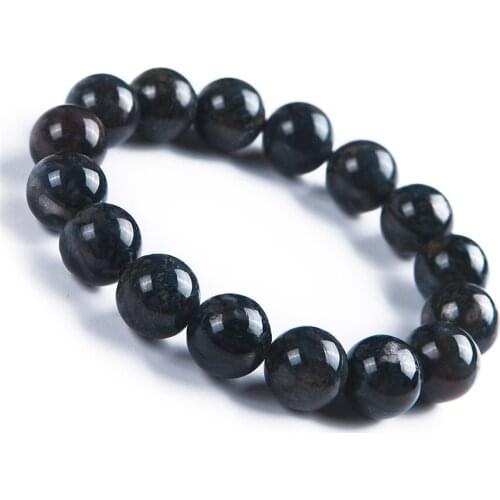 Natural Blue Pietersite Stone Round Beads Stretch Women Lady Bracelet 13mm AAAA