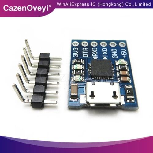 1pcs/lot 6Pin CP2102 MICRO USB a UART TTL Modulo Convertitore Seriale UART STC Sostituire FT232 In Stock