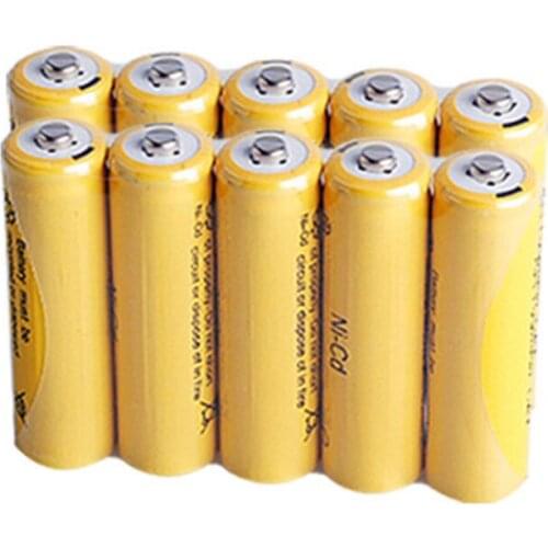 10psc/lot 1.2v 700mah AA remote control toy rechargeable Ni-cd rechargeable battery AA 1.2V 700mAh free shipping