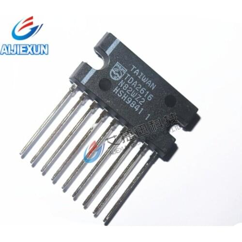 2Pcs in stock TDA2616 ZIP9 IC 15 W, 2 CHANNEL, AUDIO AMPLIFIER, PSIP9, PLASTIC, SIP-9, Audio/Video Amplifier New and original