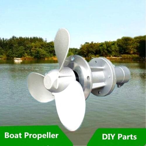 3 Blades Motor Boat Propellers Gasoline Engine Outboard Refit Small booster For Grass Trimmer Brush Cutter CG520 CG430 GX35