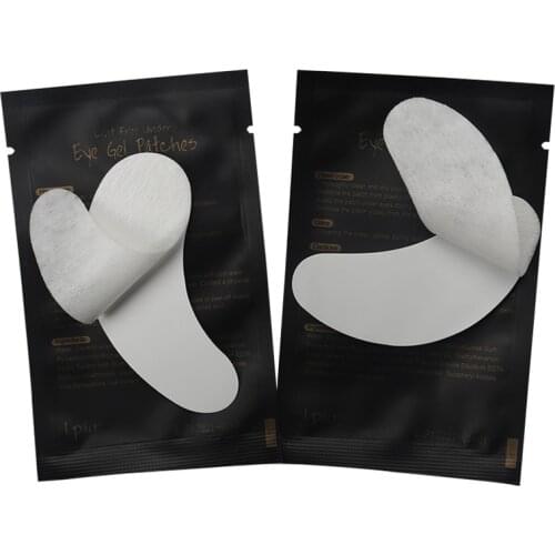 50/100 Pairs Eyelash Extension Paper Patches Grafted False Eyelash Extensiones Hydrating Under Eye Pads Lint free Eye Stickers