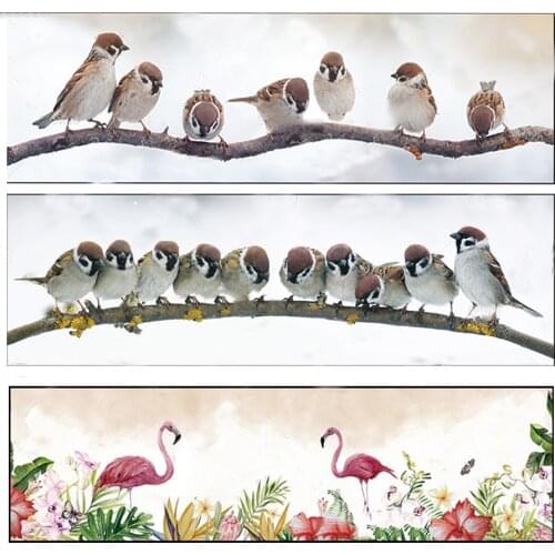 Large full square/round drill 5d diy Diamond painting birds family mosaic Diamond picture Embroidery rhinestones Home decoration