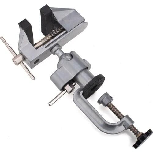Table vise Bench Clamp Vises Grinder Holder Drill Stand for Rotary Tool,Craft,Model Building,Electronics,Hobby