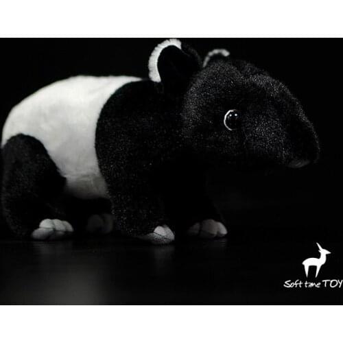 Real life Tapirus indicus dolls Toys lovely soft stuffed model ChildrenS holiday Gifts Toy store