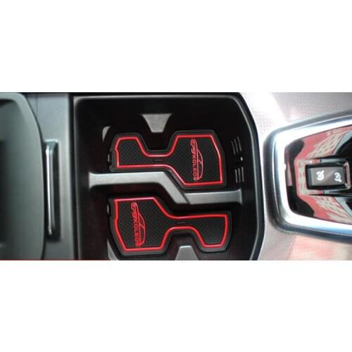 Non-slip Interior cup mat door gate slot pad for renault koleos 2016 2017 2018,car styling