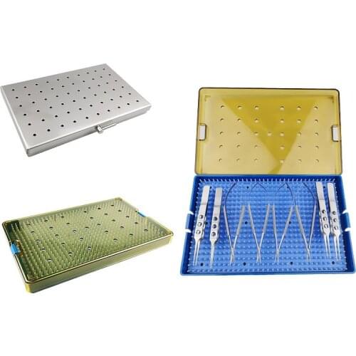 Stainless Steel 8Pcs/set Ophthalmic Needle Holders Scissors Forceps Ophthalmic Eye Instrument with Sterilization Case