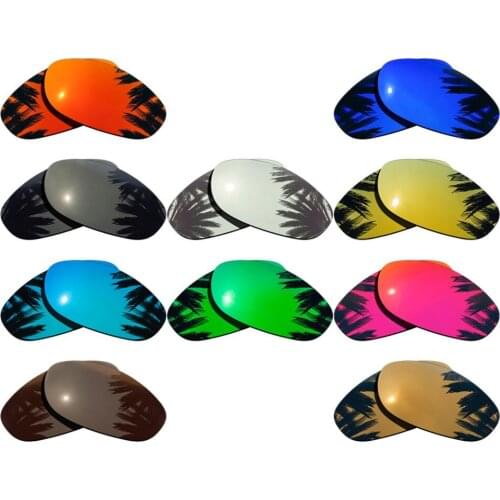 Polarized Mirrored Coating Replacement Lenses for-Oakley Monster Dog Frame Multi-Colors