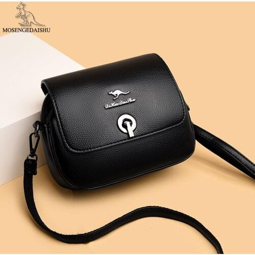 Fashion Designer Ladies Crossbody Bags New Solid Color Multifunctional Shoulder Bag High Quality Leather Phone Bags Wallet Sac