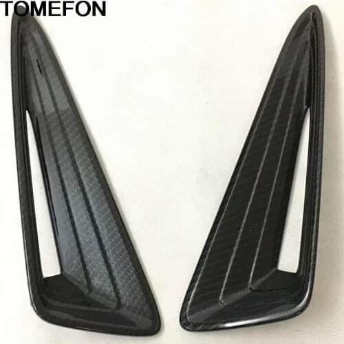 TOMEFON For Toyota C-HR CHR 2016 2017 2018 Front Rear Fog Light Lamp Decoration Moulding Cover Trim Exterior Accessories ABS