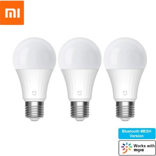 Xiaomi Mijia LED Smart Bulb Bluetooth-Mesh Version 5W Voice Controlled 2700-6500K Adjusted Color Temperature for Mi Smart Home