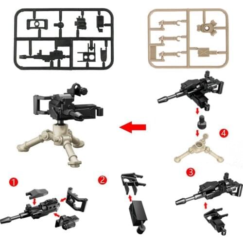 Military Ww2 Gifts Piece Bricks Toy For Children Model Gun Compatible Figures Accessories Toys Diy MPJ078 Weapon Arms Militarys