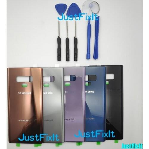 Replace Battery Cover For SAMSUNG Galaxy Note 9 N960 N960F N960P Back Battery Cover Door Rear Glass Housing Case