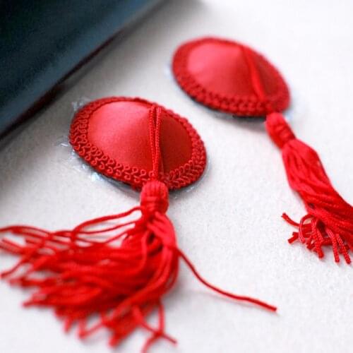 Women Breast Petals Tassel Silicone Chest paste patch Sex Lingerie Accessories Milk paste nipple Bra Breast Nipple cover