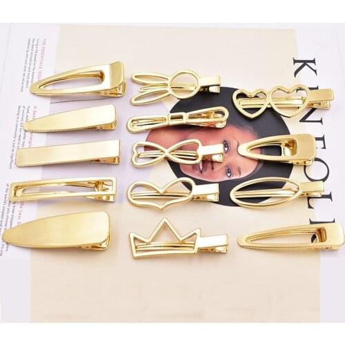 Gold Silver Color Water Star Heart Infinite Hair Clips Hairpins Bridal Bridal New Fashion Styling Accessories F032