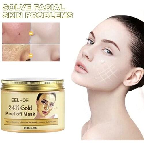 24k Gold Face Mask Serum Fade Neck lines Cream Snail Golden Deep Moisturizing Sleeping Mask Skin Care Cream TSLM1