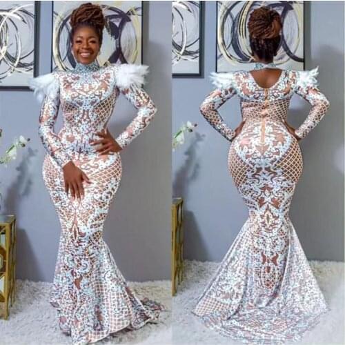 White Color Rhinestones Evening Party Dress Floor Length Sexy Nightclub Performance Dress Stretch Skinny One Piece Dress