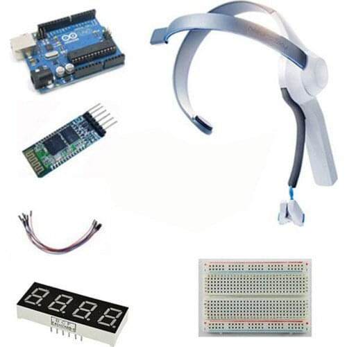 Brainwave Bluetooth version Brain Cube Attention Relaxation Compatible MCU Code Digital Display Kit