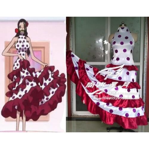 ONE PIECE Violet Cosplay Costume dress for women 11