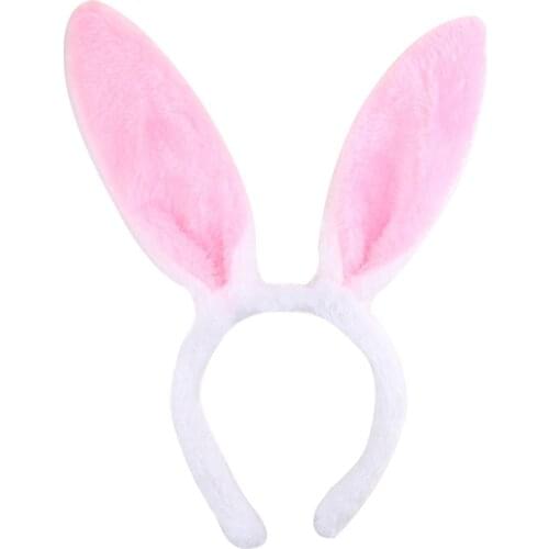 Children Cute Rabbit Ears Headband Hairband Rabbit Headwear Bunny Hairpin Festival Easter Hair Accessories Hairband