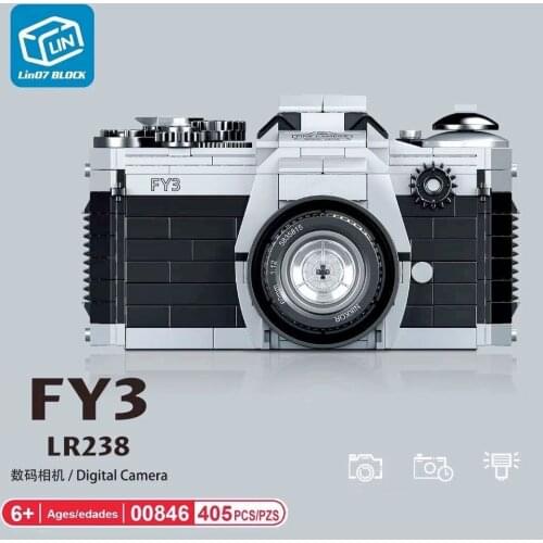Creative MOC FY3 LR238 Camera Building Block Bricks Assembly Educational Toys For Children Christmas Gifts Digital Camera