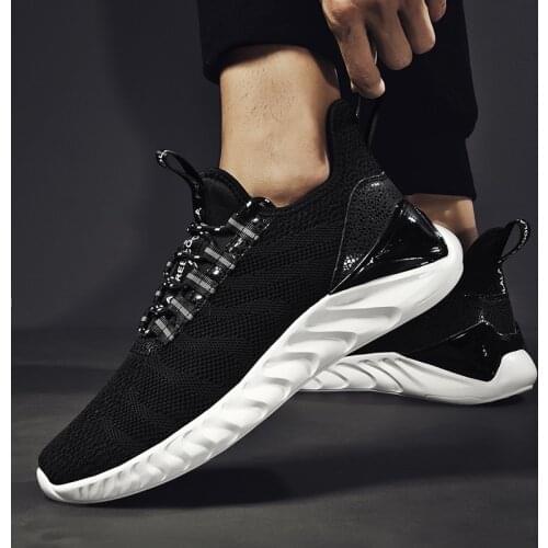 Weweya Big Size 48 Walking Shoes Men Breathable Fashion Casual Shoes Male Loafers Brand Man Damping White Sneakers Soft Trainers